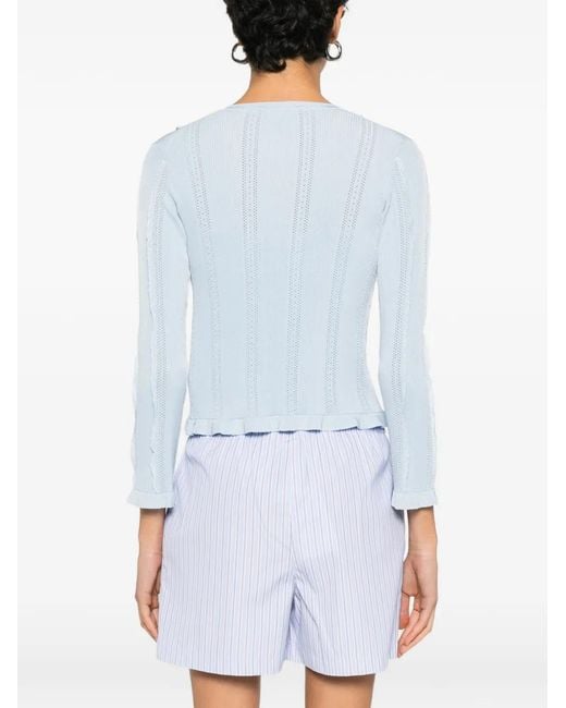 Maje Blue 2-In-1 Cardigan