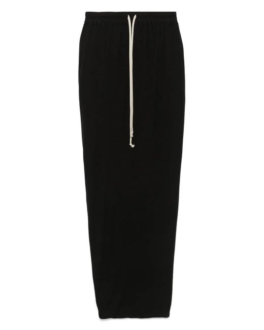 メンズ Rick Owens Pillar マキシスカート Black