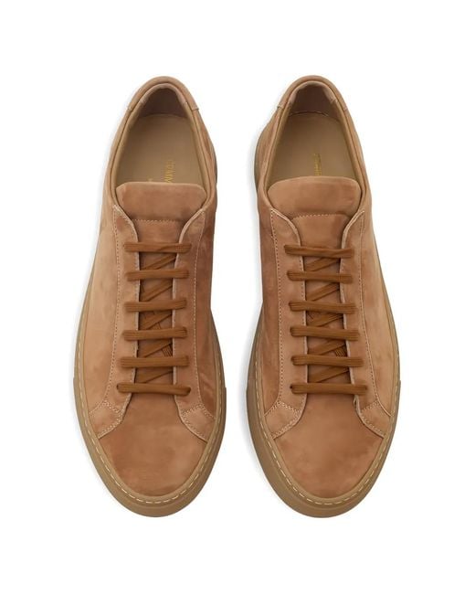 Common Projects Brown Flat Sneakers for men