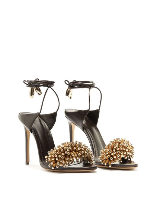 Alexandre Birman Black 100Mm Zaya Sandals