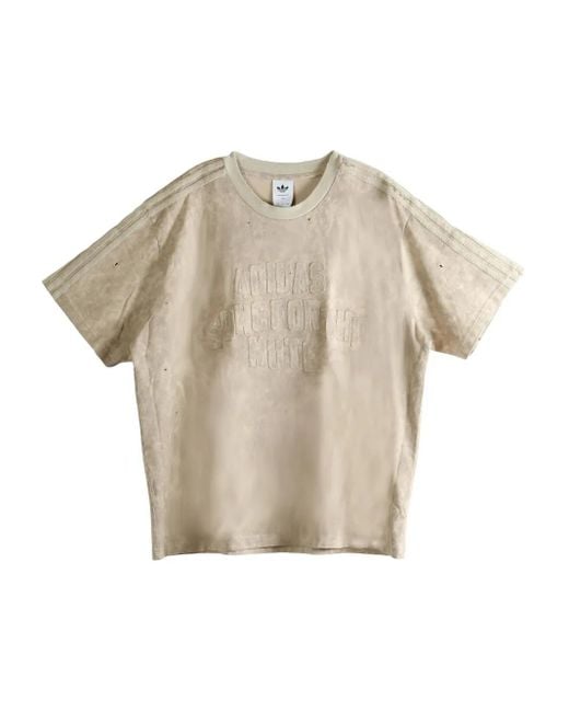 Adidas Natural X Song For The Mute Oversized Logo T-Shirt