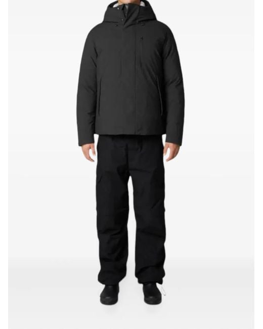 Save The Duck Black Hooded Jacket for men