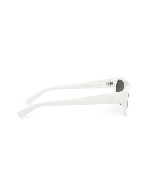 Dolce & Gabbana Gray Dg Crossed Square-Frame Sunglasses for men