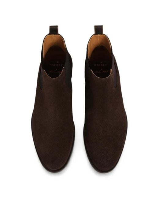 Botines Chelsea Hackett de hombre de color Brown