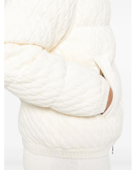 Moncler Gewatteerd Jack in het White