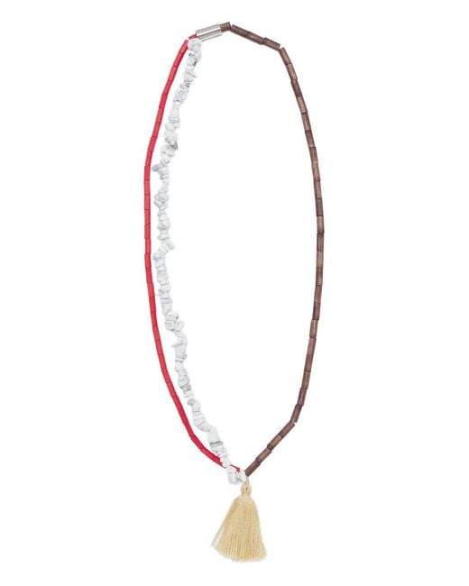 Collier Summer Lovers DSquared² pour homme en coloris White