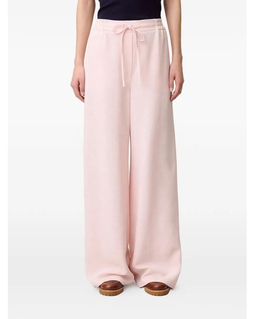 Claudie Pierlot Pink String Wide-Leg Trousers