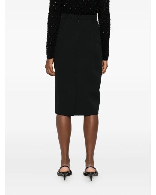 Max Mara Black Sheath Skirt