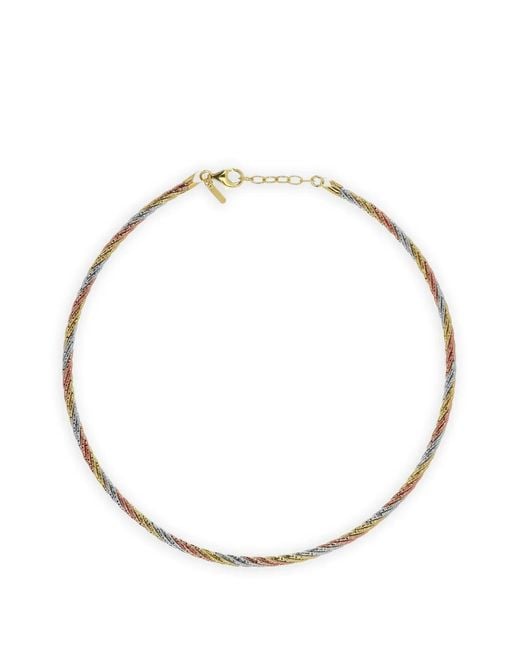 Desmo Metallic Spring Twist Necklace