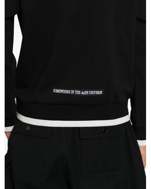 メンズ Aape By A Bathing Ape パッチ ジャケット Black
