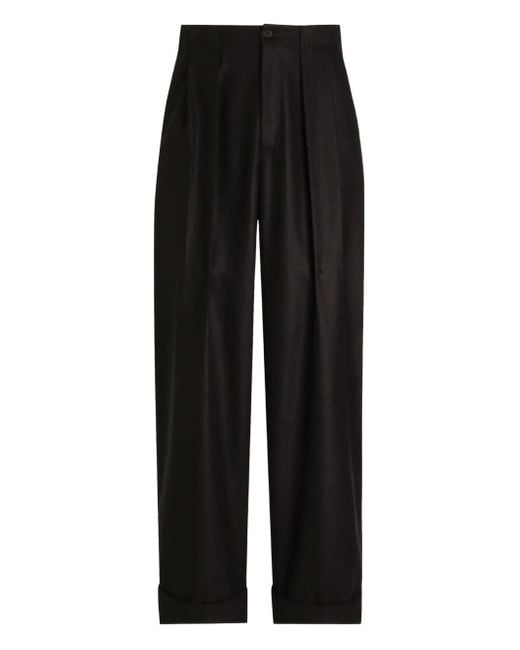 メンズ Dolce & Gabbana ウールパンツ Black