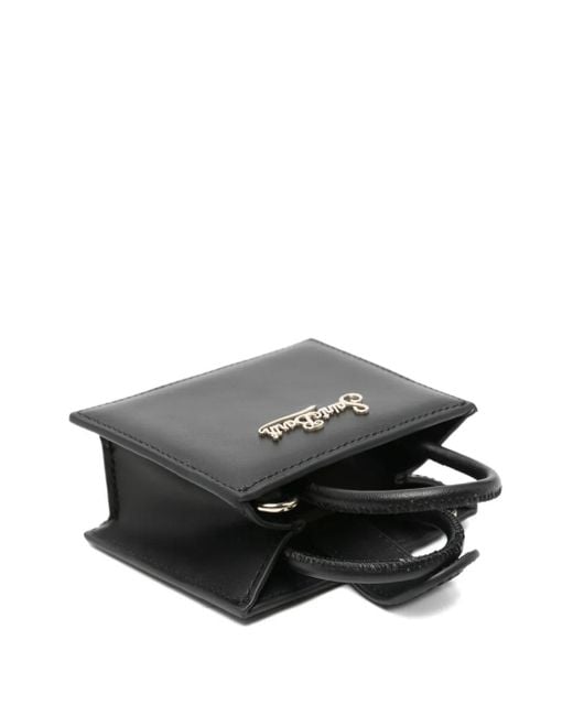 Mc2 Saint Barth Black Micro Shop Bag Tote Bag