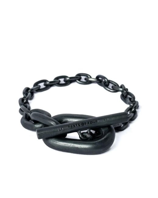 Parts Of 4 Blue Single Link Chain Bracelet