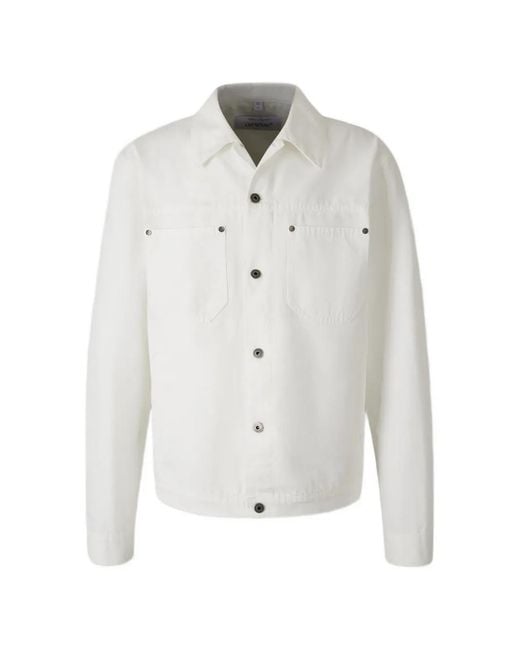 Off-White c/o Virgil Abloh White Half Arrow Denim Jacket for men