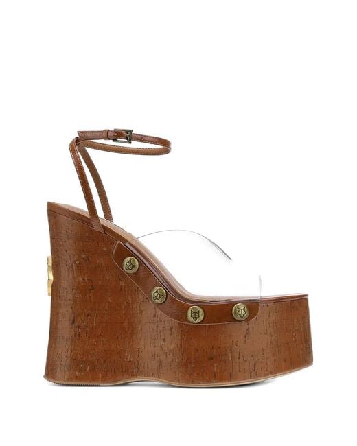 Naked Wolfe Brown Tiger Lilly Platform Sandals