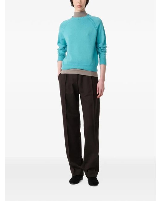 Studio Nicholson Blue Loenne Seamless Sweater