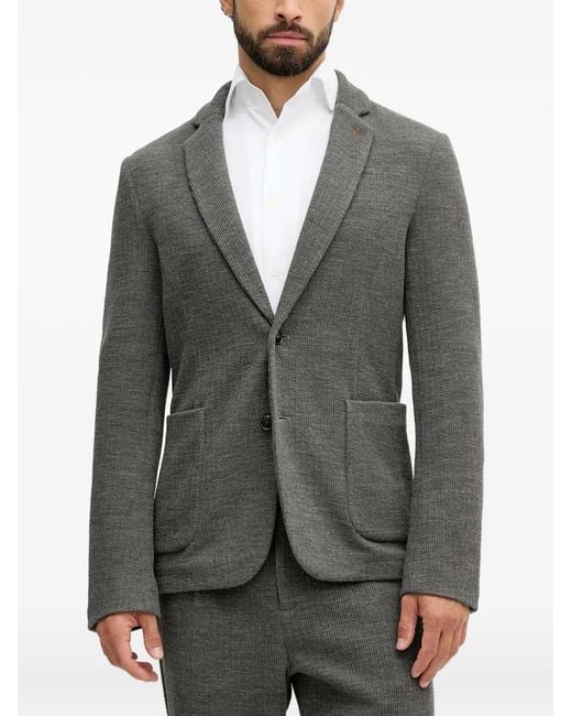Mos Mosh Gray Baldo Blazer for men
