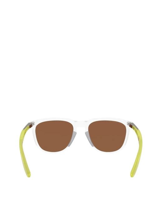 Oakley Gray Thurso Limitless Square-Frame Sunglasses for men