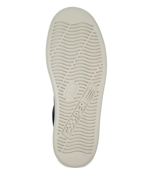 Camper Blue Runner Logo Leather Sneakers for men