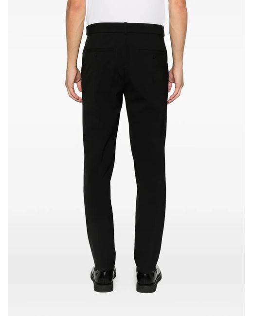 ALPHATAURI Black Palas Trousers for men