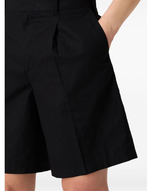 Shorts a gamba ampia di Emporio Armani in Black da Uomo