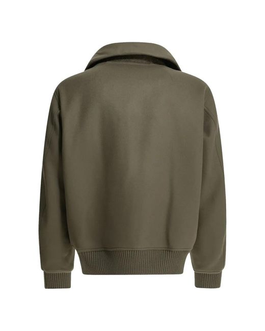 Rick Owens Green Draculaflight Bomber Jacket for men