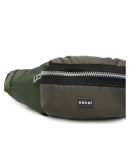 Sacai Green Pocket Belt Bag