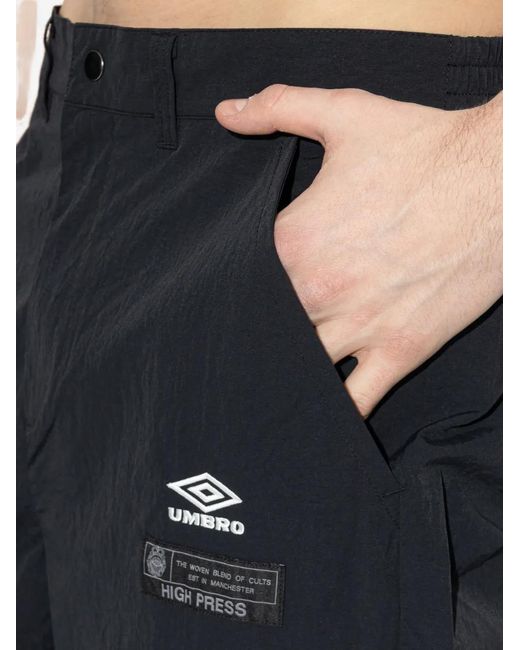 Umbro Blue Pantalon À Logo Brodé for men