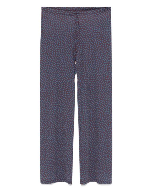 Fisico ポルカドット パンツ Blue
