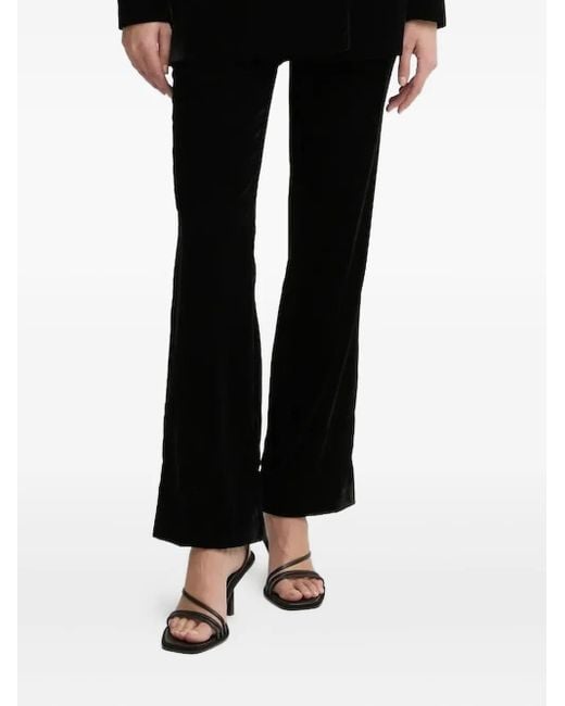 Bruuns Bazaar Black Velvet Trousers