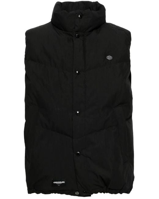 Chaqueta con cuello alzado Chocoolate de hombre de color Black