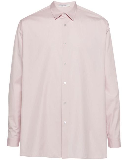 The Row Pink Albie Cotton Shirt for men