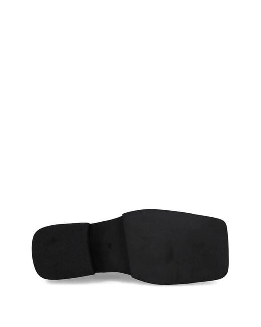 Jeffrey Campbell Black Square-Toe Pumps