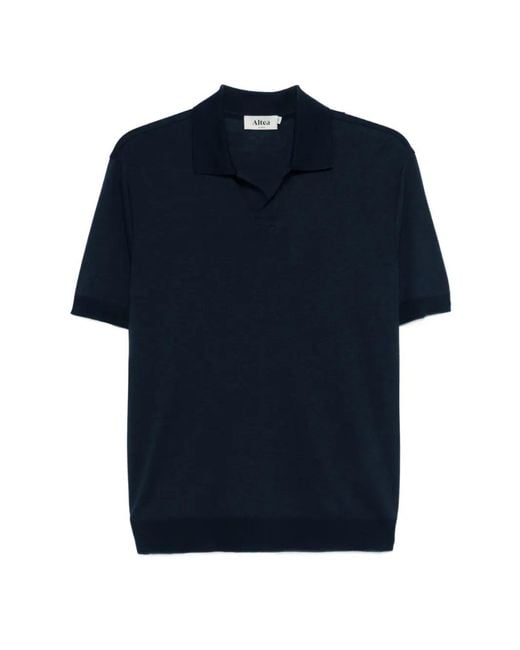 Altea Black Button T-Shirt for men