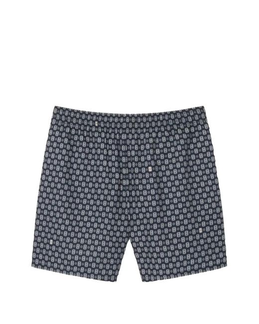 Lacoste Blue Tennis-Print Shorts for men