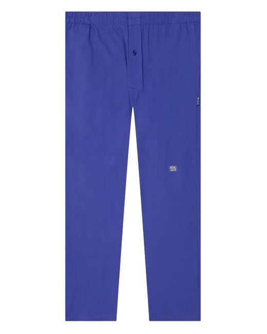 Advisory Board Crystals Broek Met Elastische Taille En Logopatch in het Blue voor heren