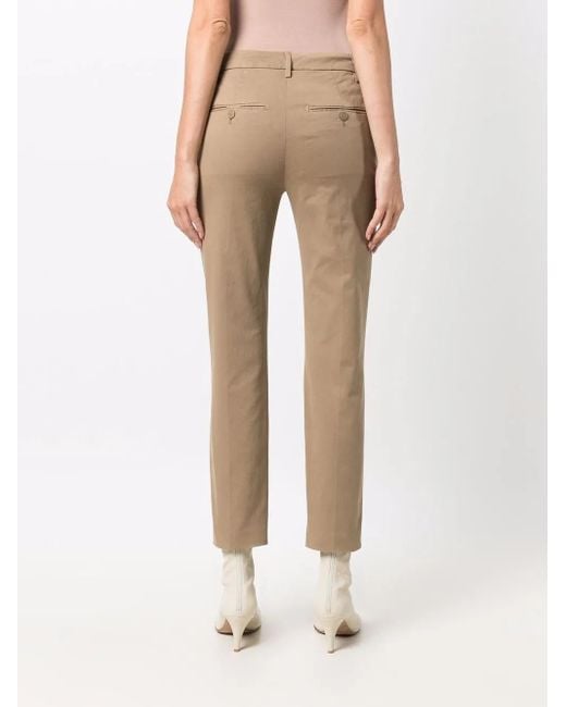 Dondup Natural Cropped Skinny-Fit Trousers