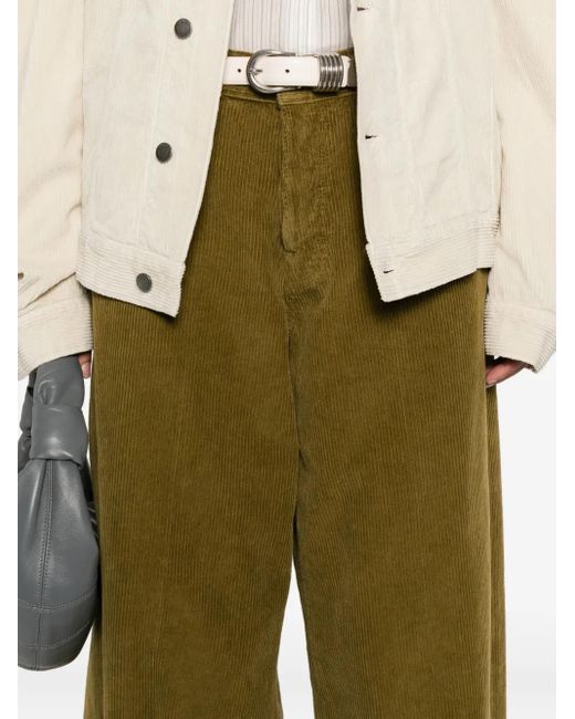 Haikure Green Corduroy Trousers