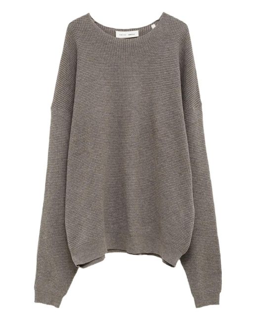 メンズ Fear Of God ワッフルニット セーター Gray