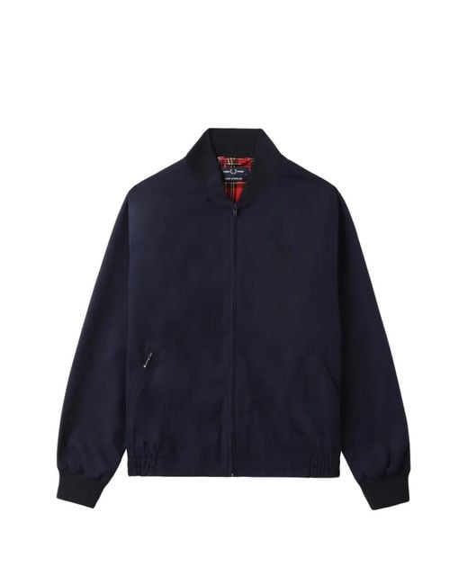 Fred Perry Blue Tennis Bomber Jacket for men