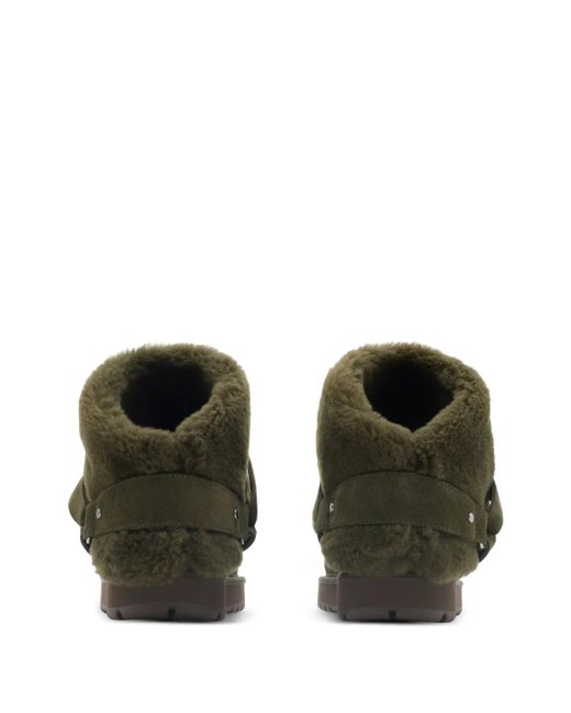 Burberry Green Chubby Boots