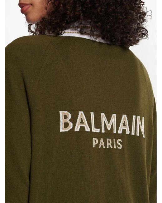 Balmain Knitwear in het Green