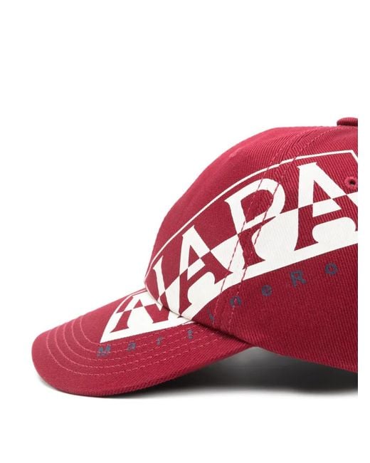 Napapijri Pink Logo Hat for men