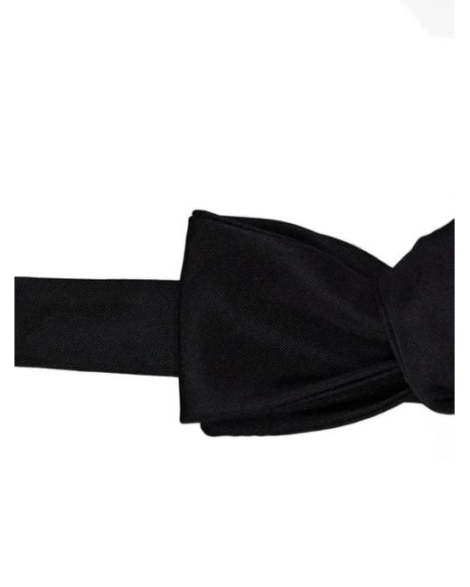 Thom Browne White Silk Faille Bow Tie for men
