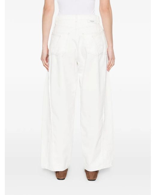 LA PISCINE White Pocket Jeans