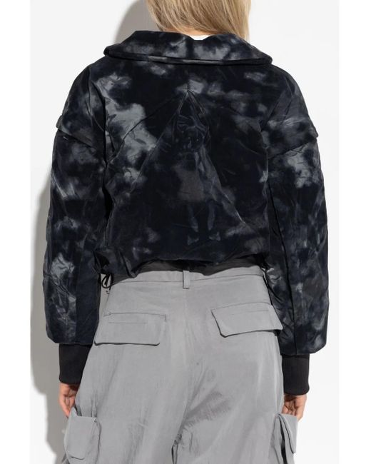 Y-3 Black All-Over Print Padded Jacket