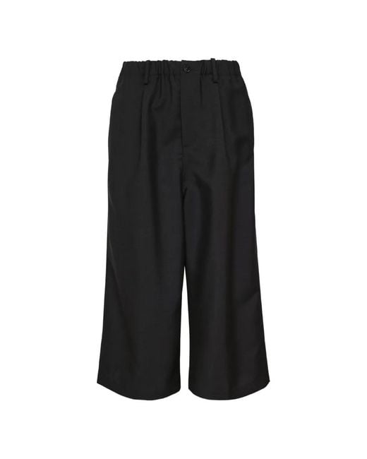 Sofie D'Hoore Black Short À Taille Élastiquée