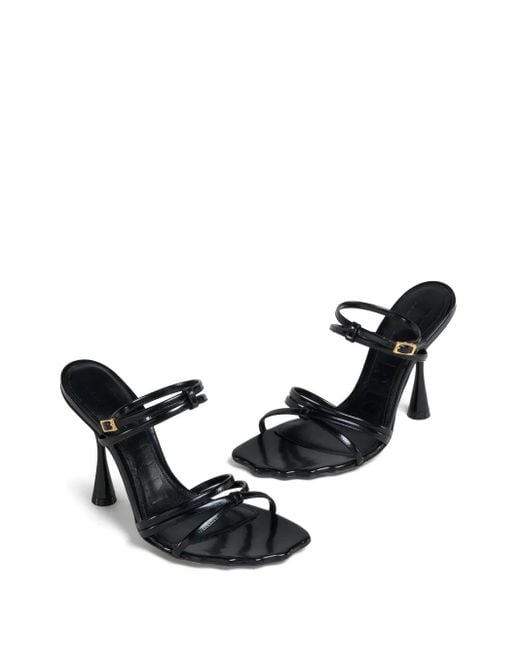 Marni Black Leather Sandals