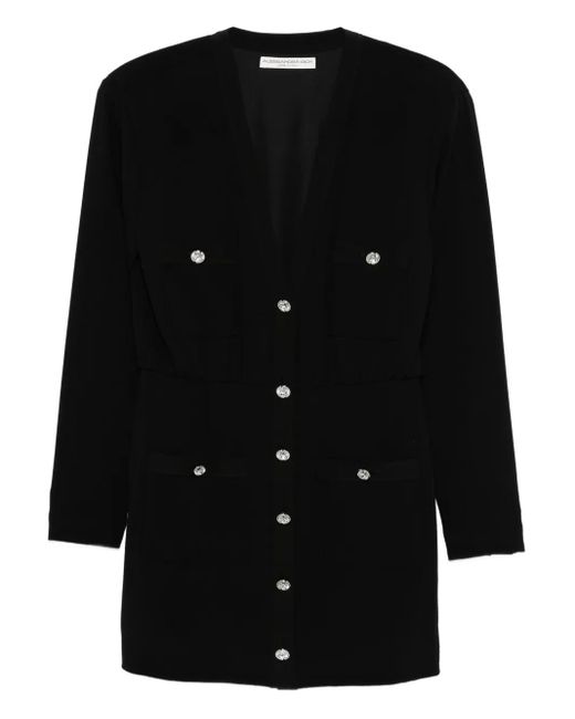 Alessandra Rich マルチポケット ドレス Black