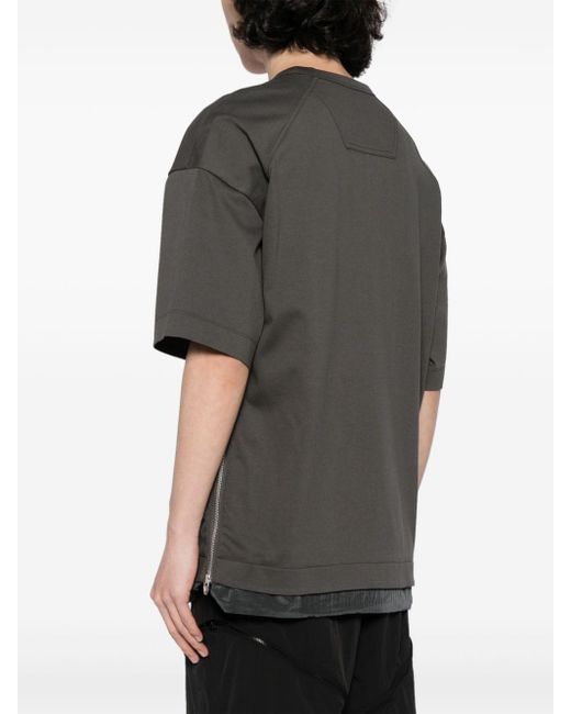 Juun.J T-Shirt mit Reißverschluss in Gray für Herren